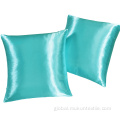 Pillowcase&Cushion case Colourful Satin silk cushion case cover Supplier